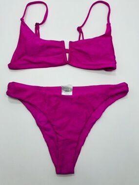 O'Neill Bright Hot Pink Bikini Bottoms